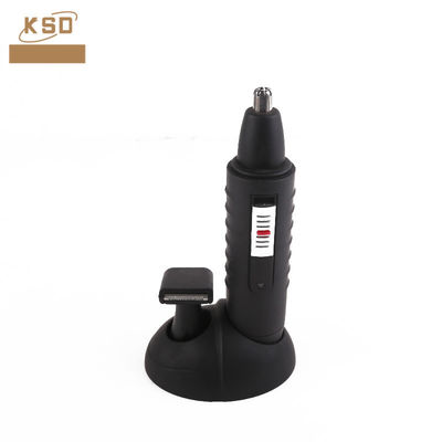 Compact 2 In 1 Electric Nose Beard Hair Trimmer With Stand Battery Operated
