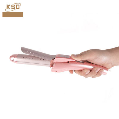 Wet To Dry Hair Styling Folding 2 In 1 Hair Curler Straightener With Ceramic Plate