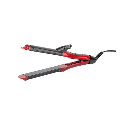 Customized Logo 2 In1 Hair Crimper Straightener And Curling Iron Customized