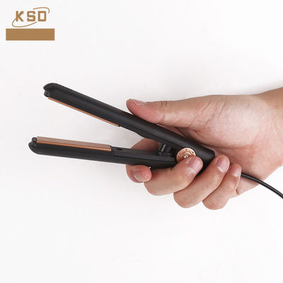 CE ROHS Certified 20W Mini Hair Straightener Flat Iron With Plastic Cover