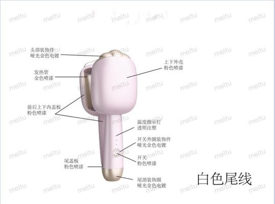 Customized Temperature Ceramic Coating Hair Curling Iron For Professional Curls